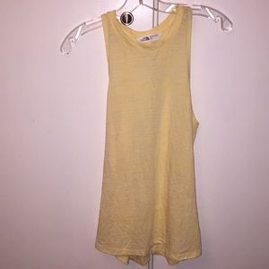 North face yellow tank